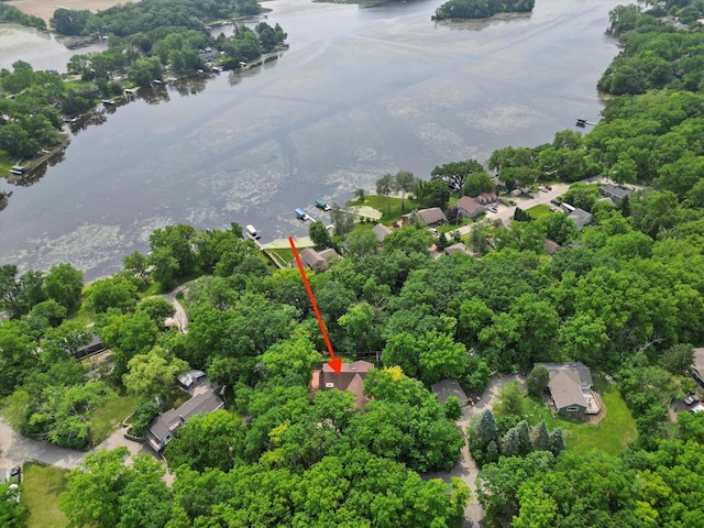 5633 Contour Rd, Waterford, WI 53185 - aerial view of a large body of water