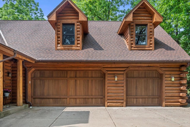 5633 Contour Rd, Waterford, WI 53185 - garage with concrete driveway