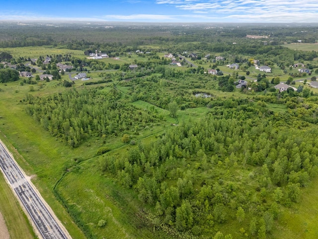 4570 Stoney Creek Rd, West Bend, WI 53095 - aerial view of property's location with a heavily wooded area