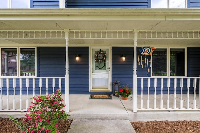 14240 Radiant Ct, Brookfield, WI 53005 - entrance to property with a porch