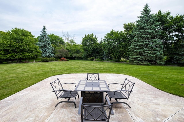 14240 Radiant Ct, Brookfield, WI 53005 - view of patio / terrace featuring outdoor dining space