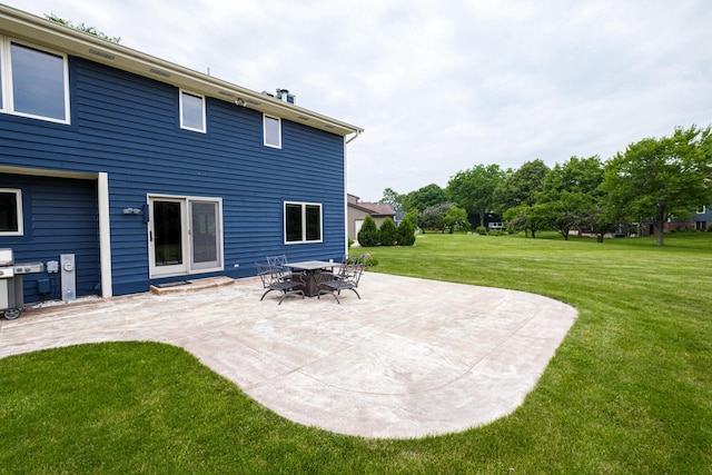 14240 Radiant Ct, Brookfield, WI 53005 - rear view of property featuring a patio area and a yard
