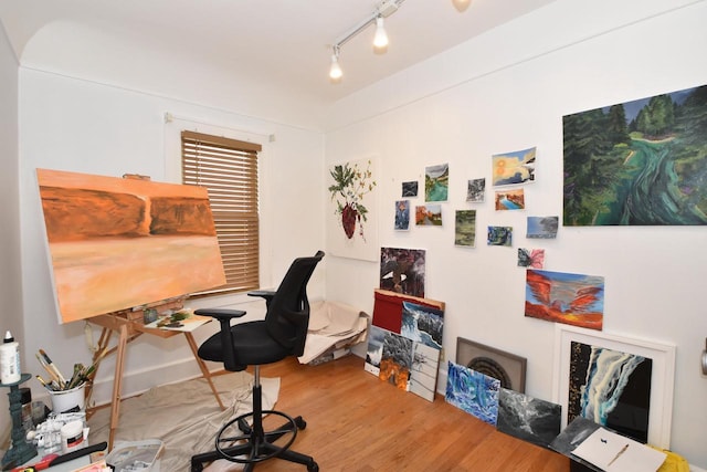 1032 Russet St, Racine, WI 53405 - office area with wood finished floors