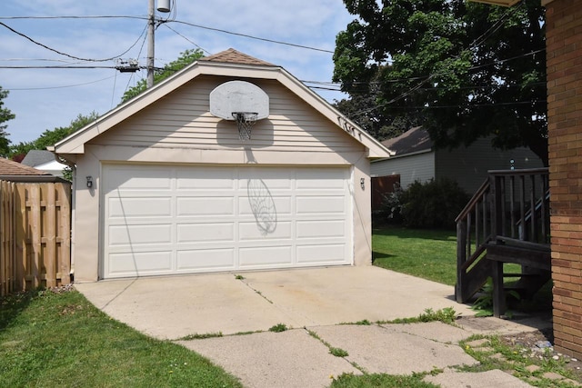 1032 Russet St, Racine, WI 53405 - view of detached garage