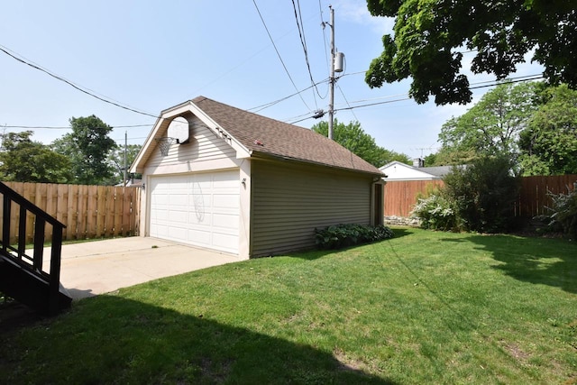 1032 Russet St, Racine, WI 53405 - view of detached garage
