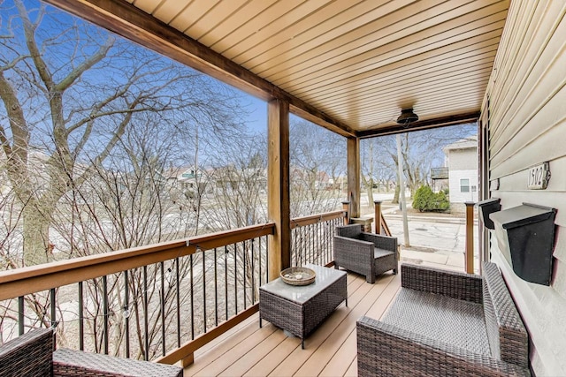 1500 E Oklahoma Ave Unit 1502, Milwaukee, WI 53207 - view of wooden terrace