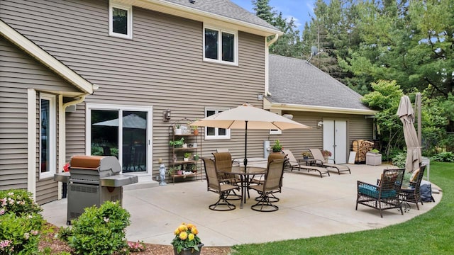 N80W32229 Northbrook Ct, Hartland, WI 53029 - view of patio / terrace with grilling area