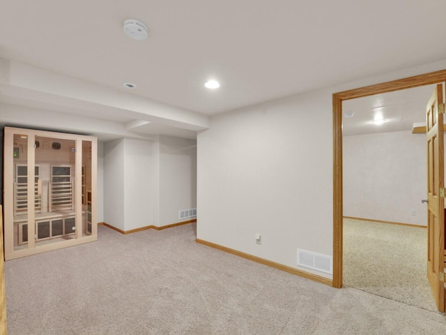 26317 Dukleth Dr, Waterford, WI 53185 - finished basement with carpet floors and recessed lighting