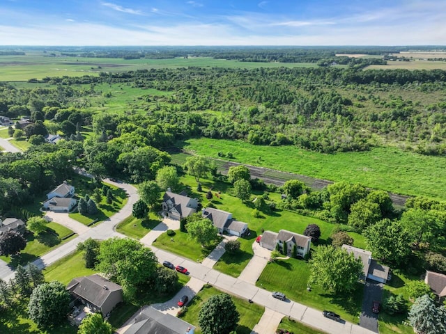 26317 Dukleth Dr, Waterford, WI 53185 - aerial view of property's location with a forest