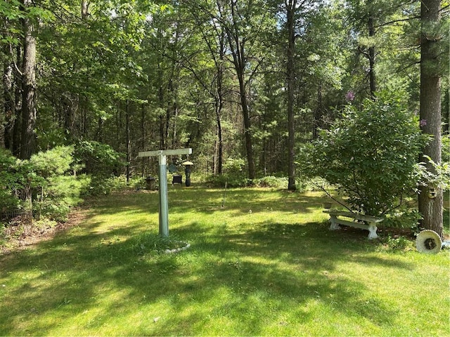 733 W Old Highway 54, Pittsville, WI 54466 - view of green lawn with a view of trees