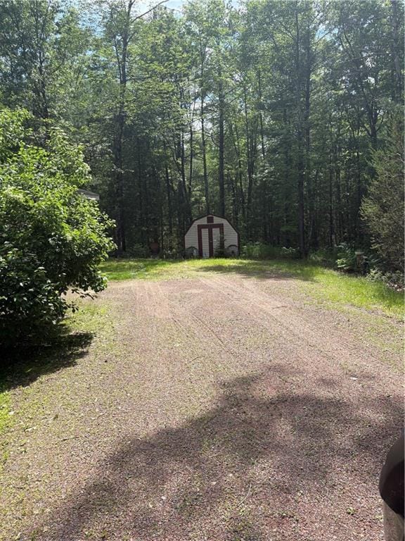 733 W Old Highway 54, Pittsville, WI 54466 - view of street with a wooded view