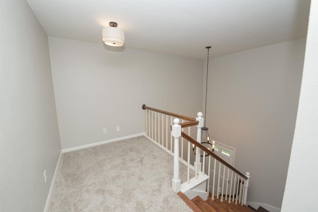 4201 Janick Cir, Stevens Point, WI 54481 - staircase with carpet flooring and baseboards