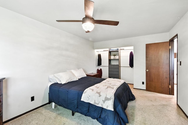 W169N11470 Biscayne Dr Unit 7, Germantown, WI 53022 - carpeted bedroom featuring a ceiling fan and baseboards