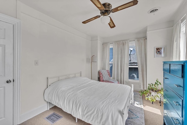 4904 25th Ave, Kenosha, WI 53140 - carpeted bedroom with baseboards and a ceiling fan