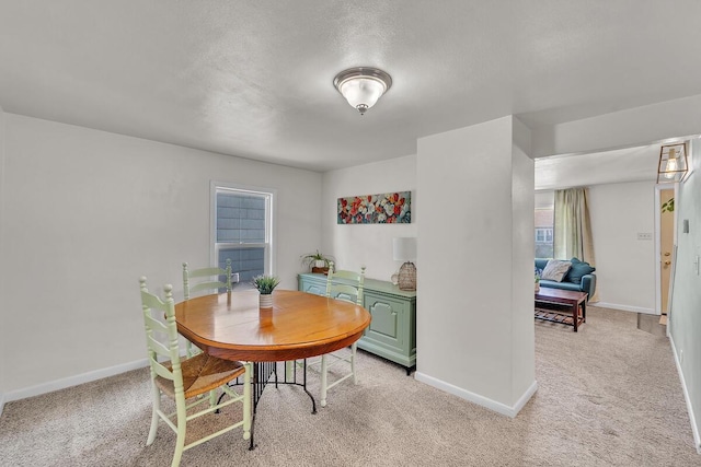 4904 25th Ave, Kenosha, WI 53140 - dining room featuring light colored carpet and plenty of natural light