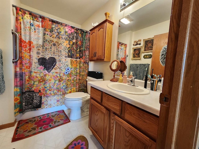 584 N Wisconsin St, Berlin, WI 54923 - bathroom featuring vanity and a shower with shower curtain