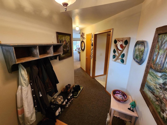 584 N Wisconsin St, Berlin, WI 54923 - hallway featuring carpet flooring