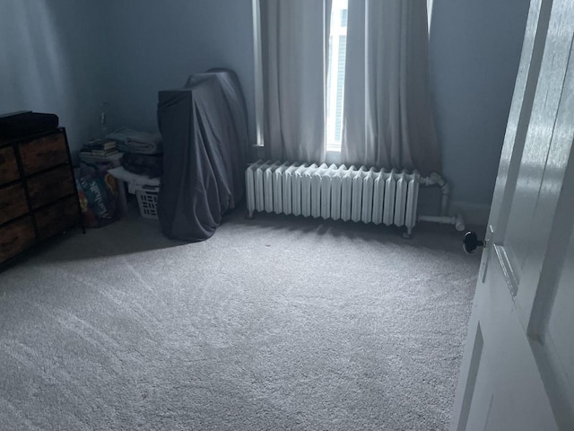 840 Lincoln Blvd, Manitowoc, WI 54220 - empty room featuring radiator and carpet flooring