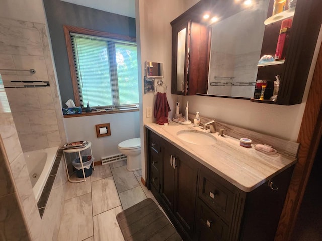 221 S Schmidt Ave, Marshfield, WI 54449 - full bathroom with vanity and a combined bath / shower with jetted tub