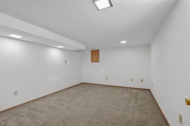 N94W17370 Erika Rd, Menomonee Falls, WI 53051 - finished below grade area with carpet flooring and baseboards