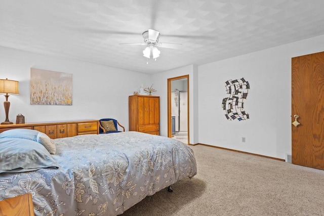 1001 W Taylor St, Appleton, WI 54914 - bedroom with carpet and ceiling fan