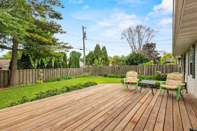 1001 W Taylor St, Appleton, WI 54914 - deck with a fenced backyard