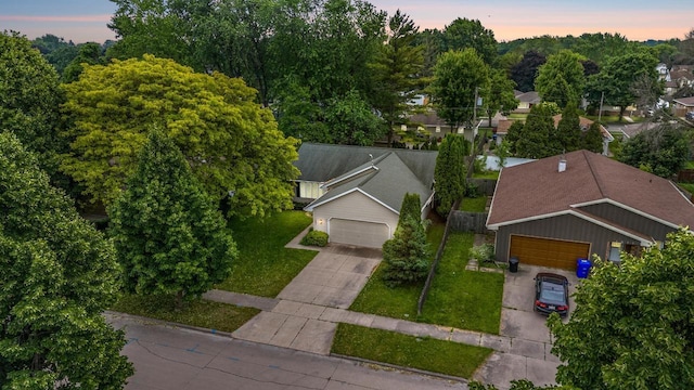 1001 W Taylor St, Appleton, WI 54914 - aerial view at dusk