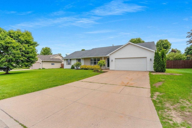 2847 Virgo Rd, Green Bay, WI 54311 - single story home with an attached garage and concrete driveway