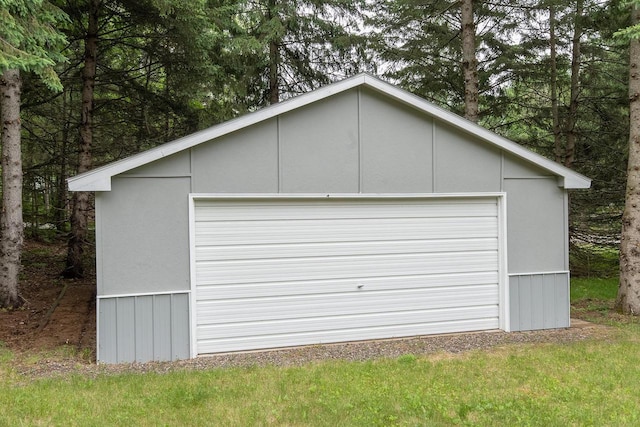9315 N Shore Dr, Harshaw, WI 54529 - view of detached garage