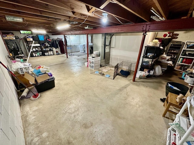 5510 W Luebbe Ln, Milwaukee, WI 53223 - view of unfinished basement