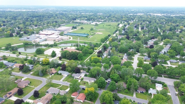 5510 W Luebbe Ln, Milwaukee, WI 53223 - aerial perspective of suburban area featuring a large body of water