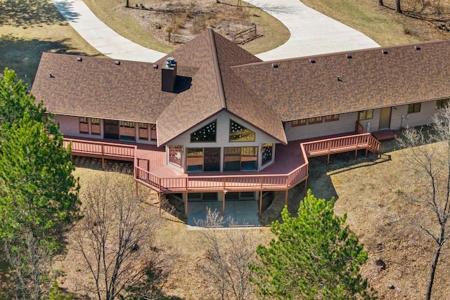 W11686 Buttercup Ave, Hancock, WI 54943 - view from above of property
