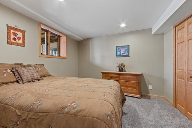 W11686 Buttercup Ave, Hancock, WI 54943 - bedroom featuring carpet and recessed lighting