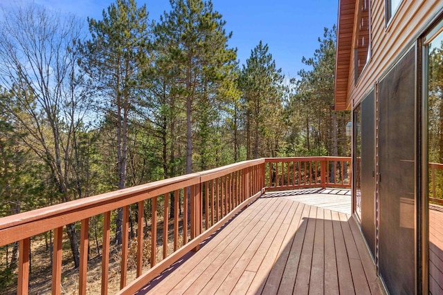 W11686 Buttercup Ave, Hancock, WI 54943 - view of wooden deck