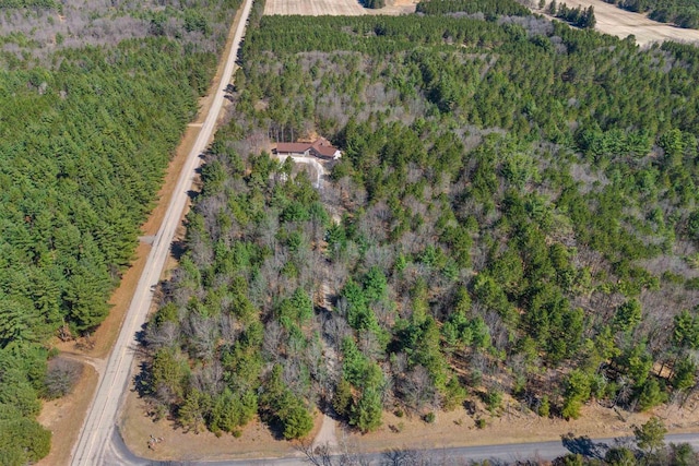 W11686 Buttercup Ave, Hancock, WI 54943 - view of property location with a heavily wooded area and rural landscape
