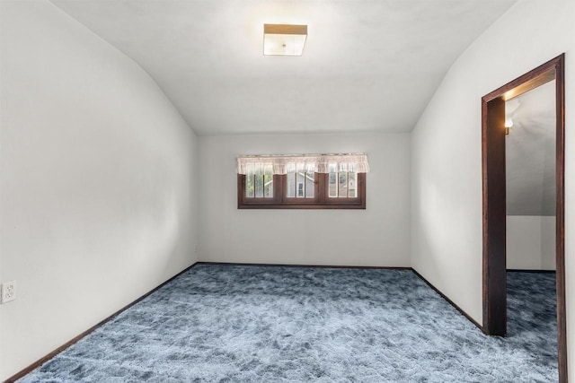 209 N Rankin St, Appleton, WI 54911 - empty room featuring carpet flooring and vaulted ceiling