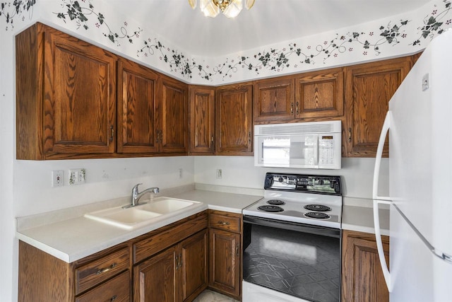 209 N Rankin St, Appleton, WI 54911 - kitchen featuring white appliances and light countertops