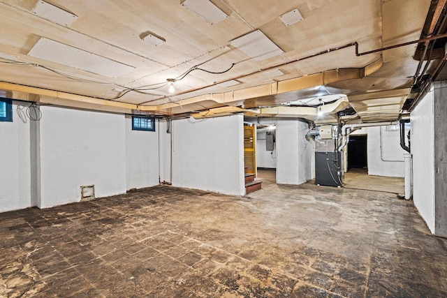 928 Emilie St, Green Bay, WI 54301 - unfinished below grade area with heating unit