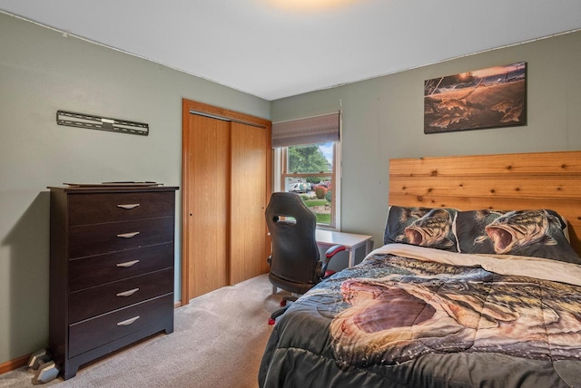 3987 Elaines Way, Slinger, WI 53086 - bedroom with carpet flooring and a closet