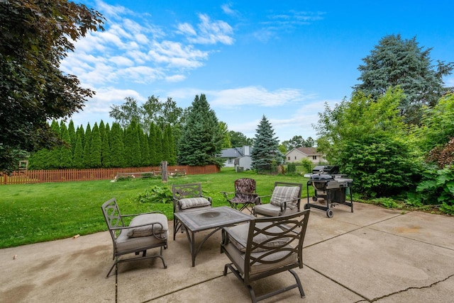 3987 Elaines Way, Slinger, WI 53086 - view of patio featuring grilling area