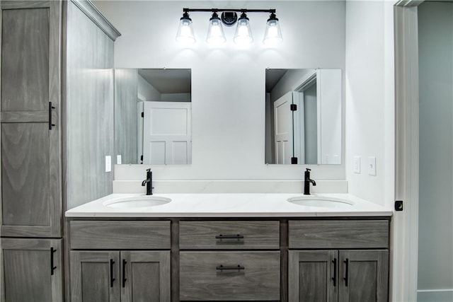 1688 Dorret Rd, Eau Claire, WI 54703 - full bathroom with double vanity