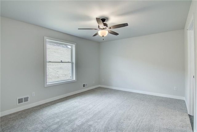 1688 Dorret Rd, Eau Claire, WI 54703 - empty room with ceiling fan and carpet flooring
