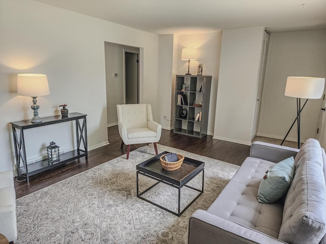 1239 Erick St, Fort Atkinson, WI 53538 - living room with wood finished floors and baseboards