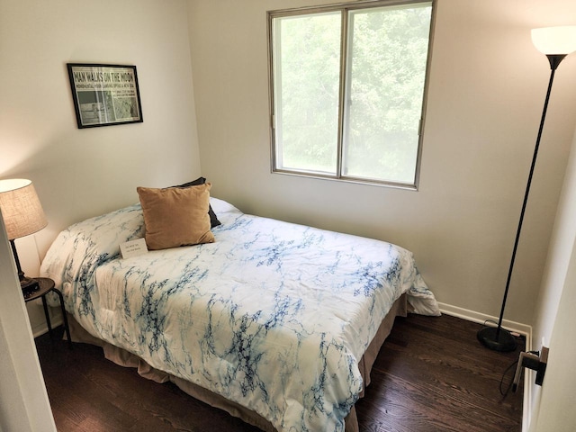 1239 Erick St, Fort Atkinson, WI 53538 - bedroom featuring dark wood-type flooring and multiple windows