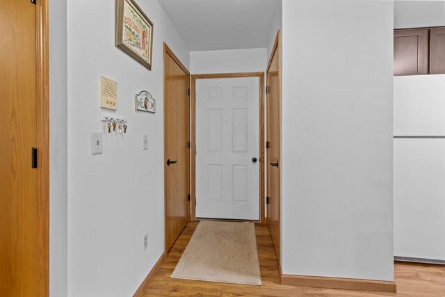 2524 Village Ln Unit B, Oshkosh, WI 54904 - entrance foyer with light wood-type flooring