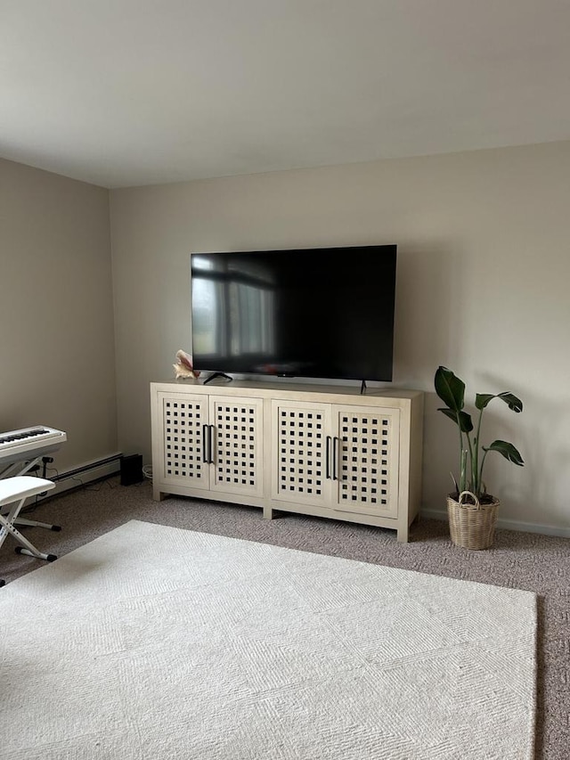 1106 S 7th St, Sheboygan, WI 53081 - living area with carpet and baseboards