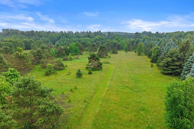 704 Sandy Pines Ct, Redgranite, WI 54970 - aerial view of a heavily wooded area