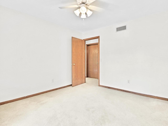 4315 Tanglewood Dr, Janesville, WI 53546 - spare room with light colored carpet and ceiling fan