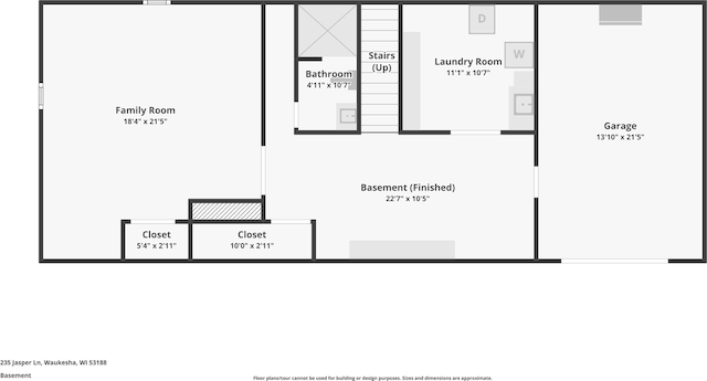 235 Jasper Ln, Waukesha, WI 53188 - view of floor plan / room layout