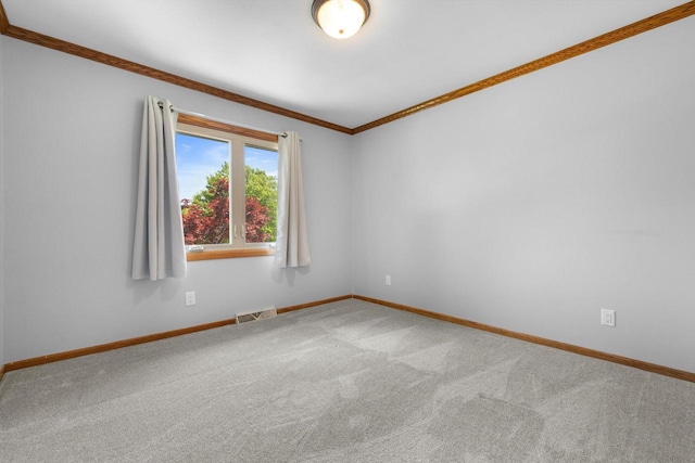 8206 41st Ave, Kenosha, WI 53142 - empty room with ornamental molding and carpet